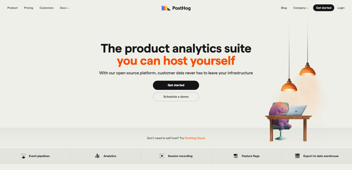 PostHog analytics