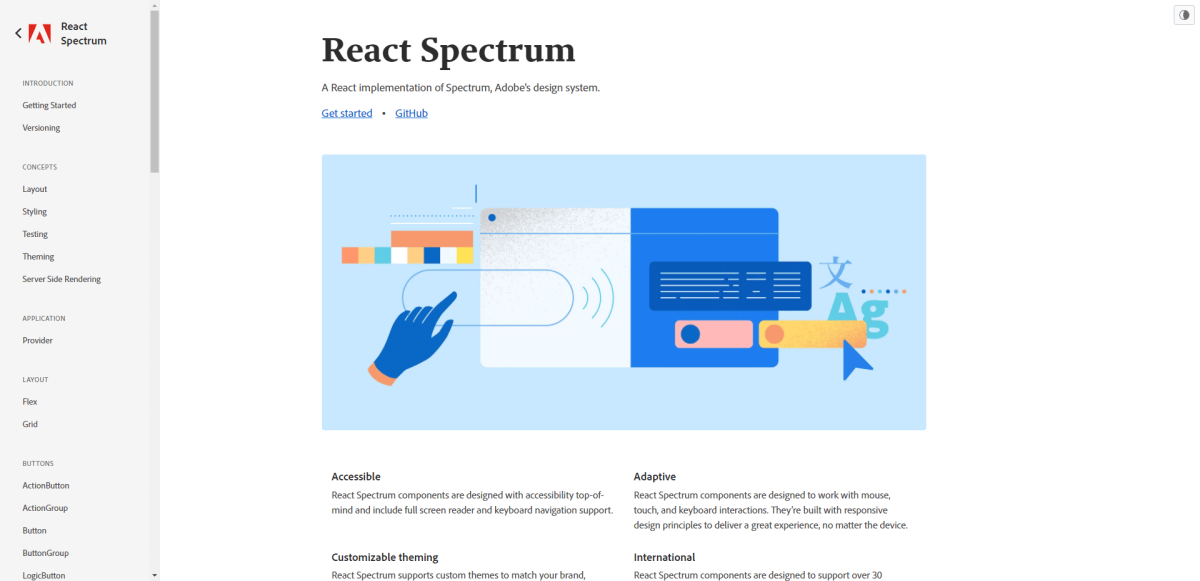 React Spectrum by Adobe