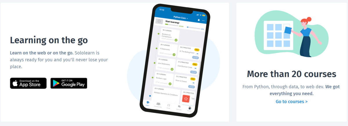 Sololearn mobile coding