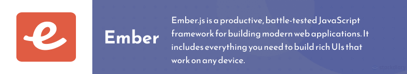 Ember front-end framework
