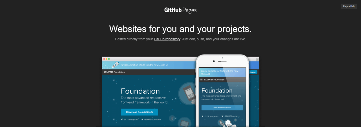 GitHub Pages - Websites for you and your projects, hosted directly from your GitHub repository