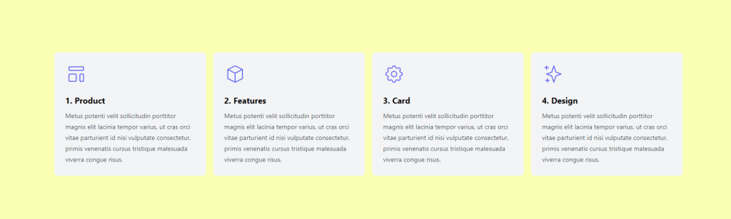 Product Features Card - Tailwind CSS