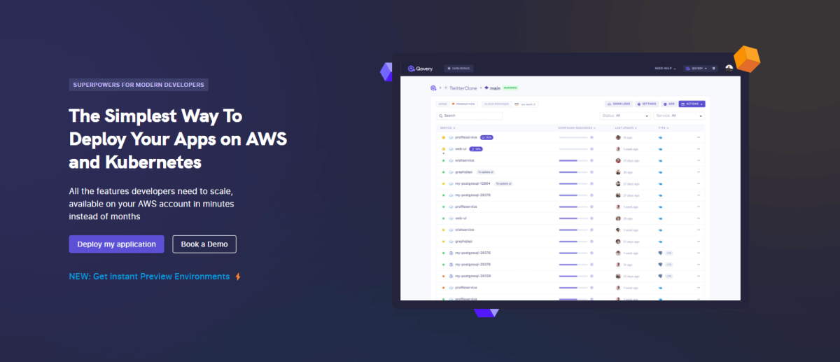 Qovery - The simplest way to deploy your applications on AWS
