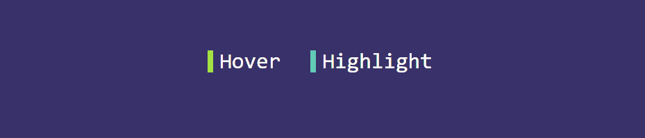 CSS Hover Highlight Animation
