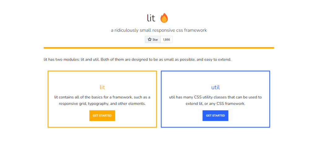 Lit CSS framework