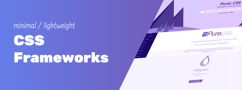 Minimal CSS Frameworks