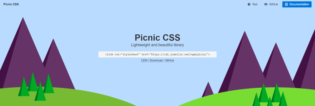 Picnic CSS