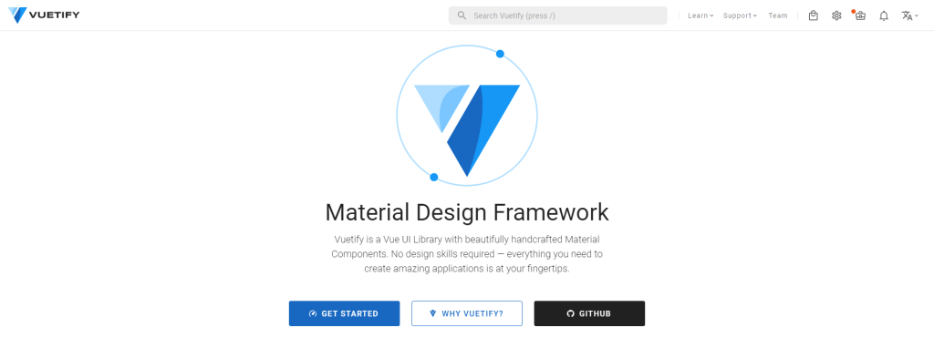 Vuetify - Material Design Framework