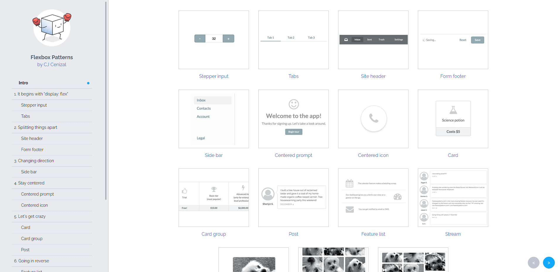 Flexbox Patterns