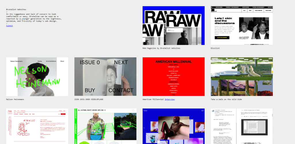 Brutalist Websites