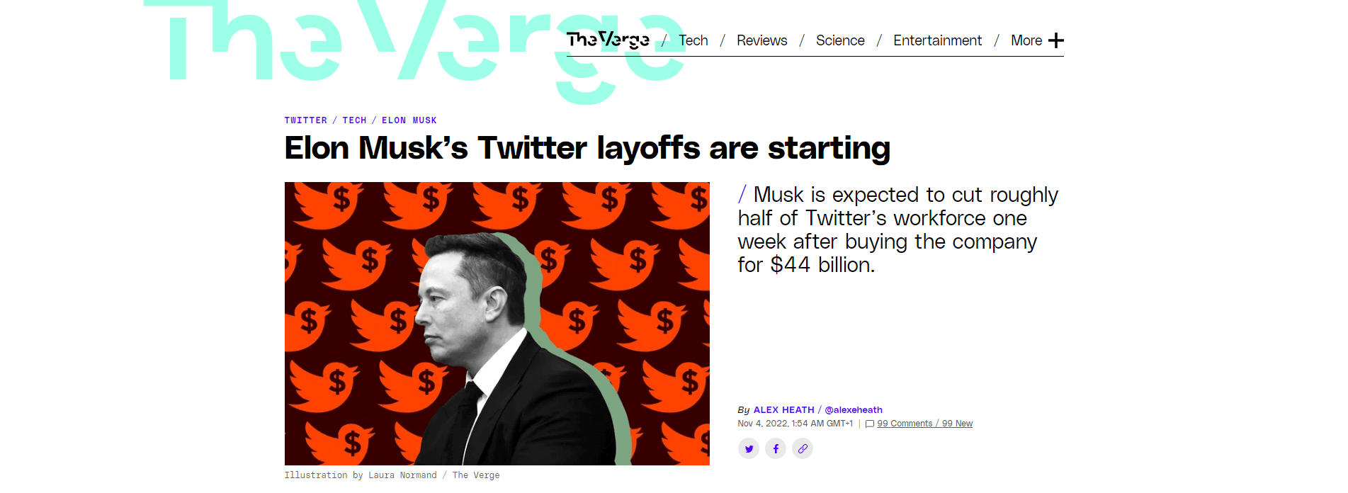 Elon Musk’s Twitter layoffs are starting