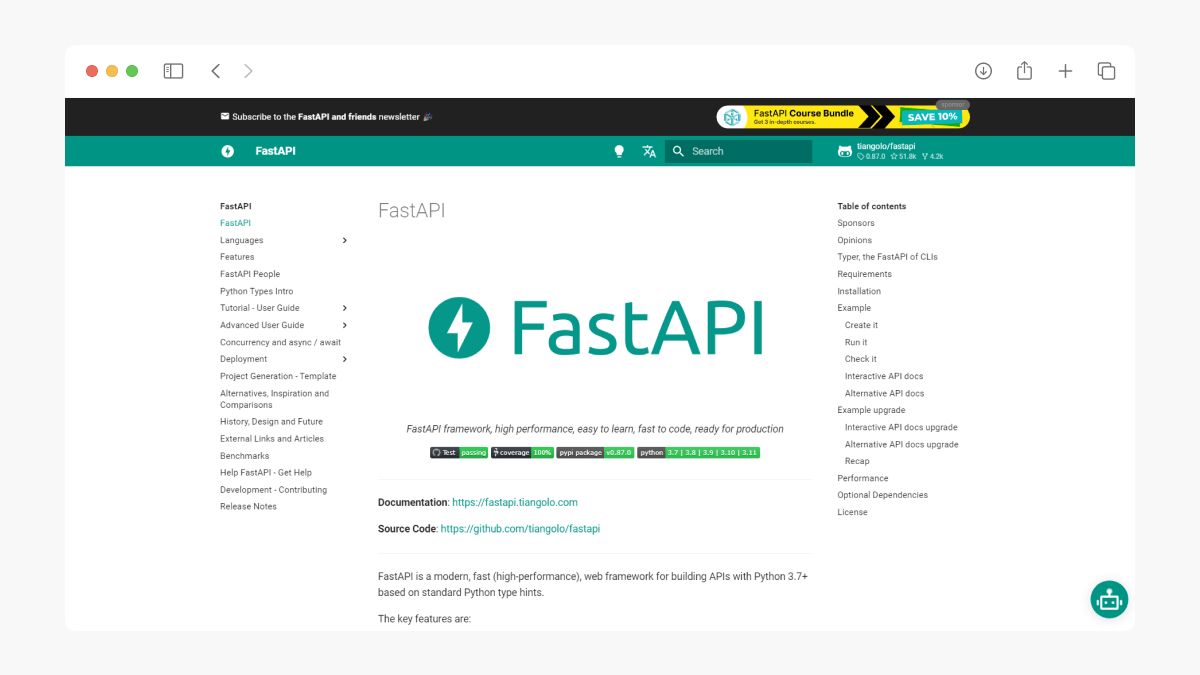 FastAPI - Python Framework