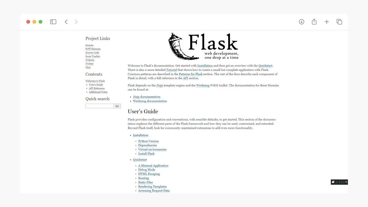 Flask - Python Framework