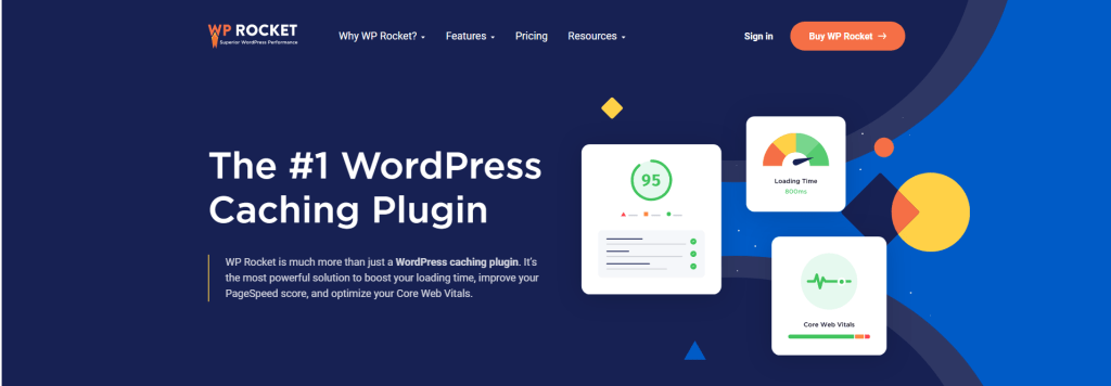 #1 WordPress Caching Plugin _ WP Rocket