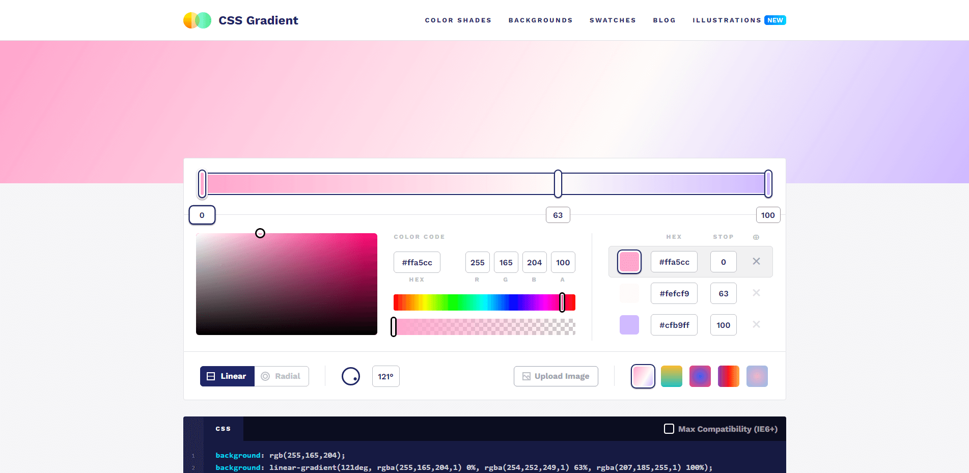 CSS Gradient Generators: 13 Useful Sites & Tools