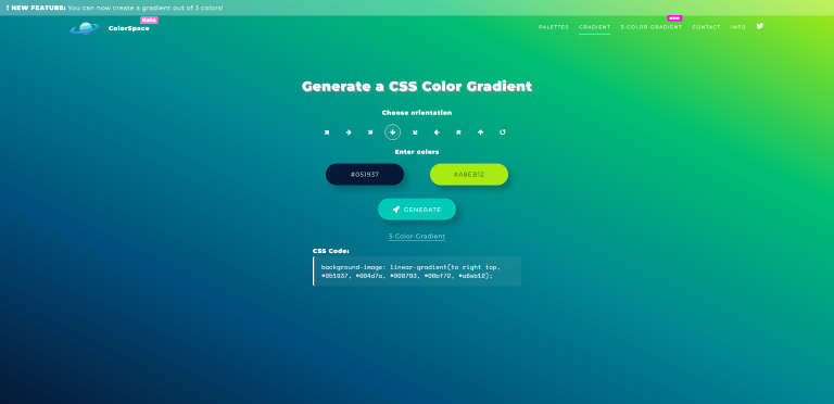 CSS Gradient Generators: 13 Useful Sites & Tools