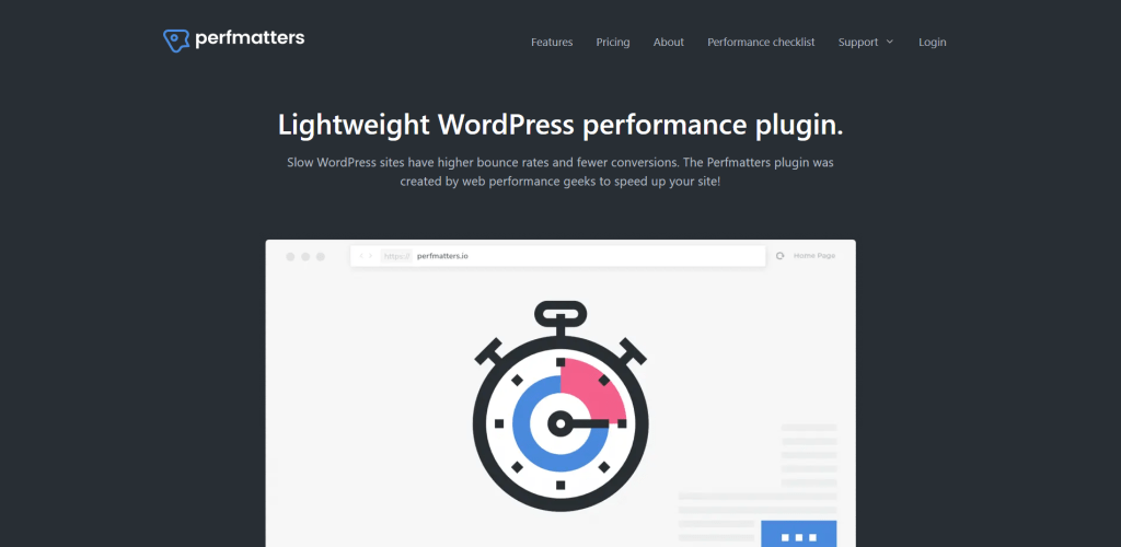 Perfmatters - The #1 Web Performance Plugin for WordPress