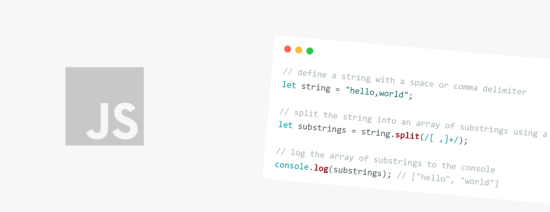 Split a String into Substrings with JavaScript