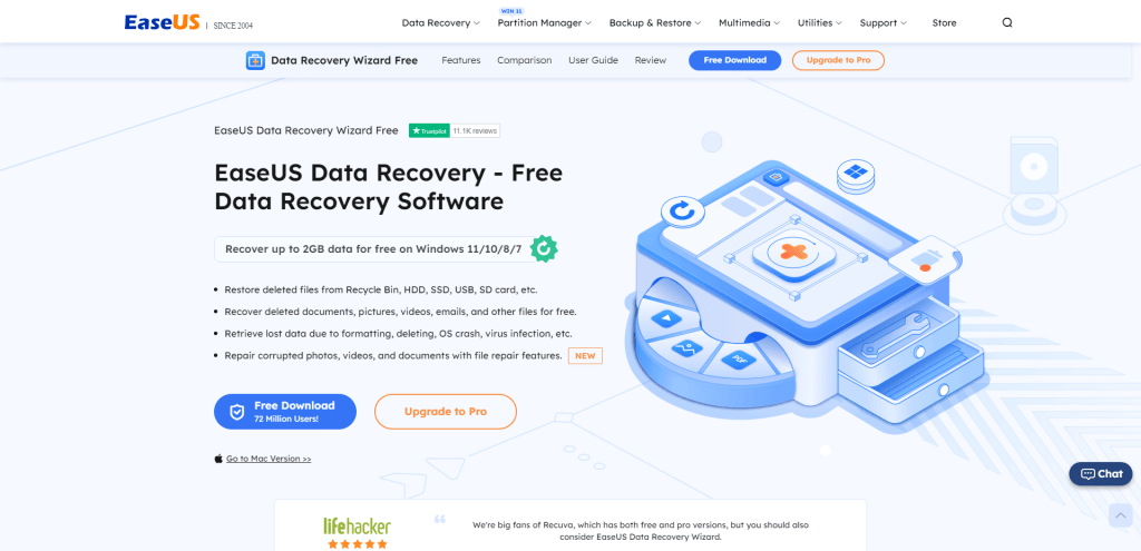 EaseUS Data Recovery - Free Data Recovery Software