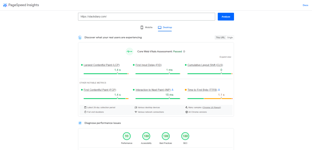 PageSpeed Insights