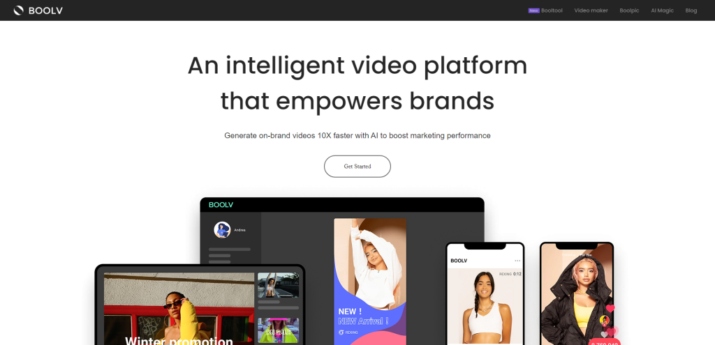 BOOLV - generate brand videos