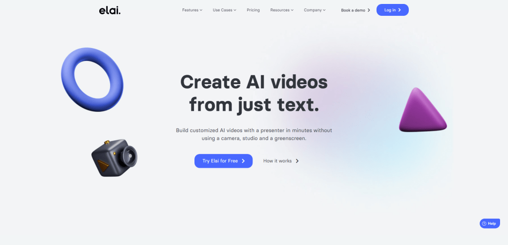Elai - create AI videos from just text