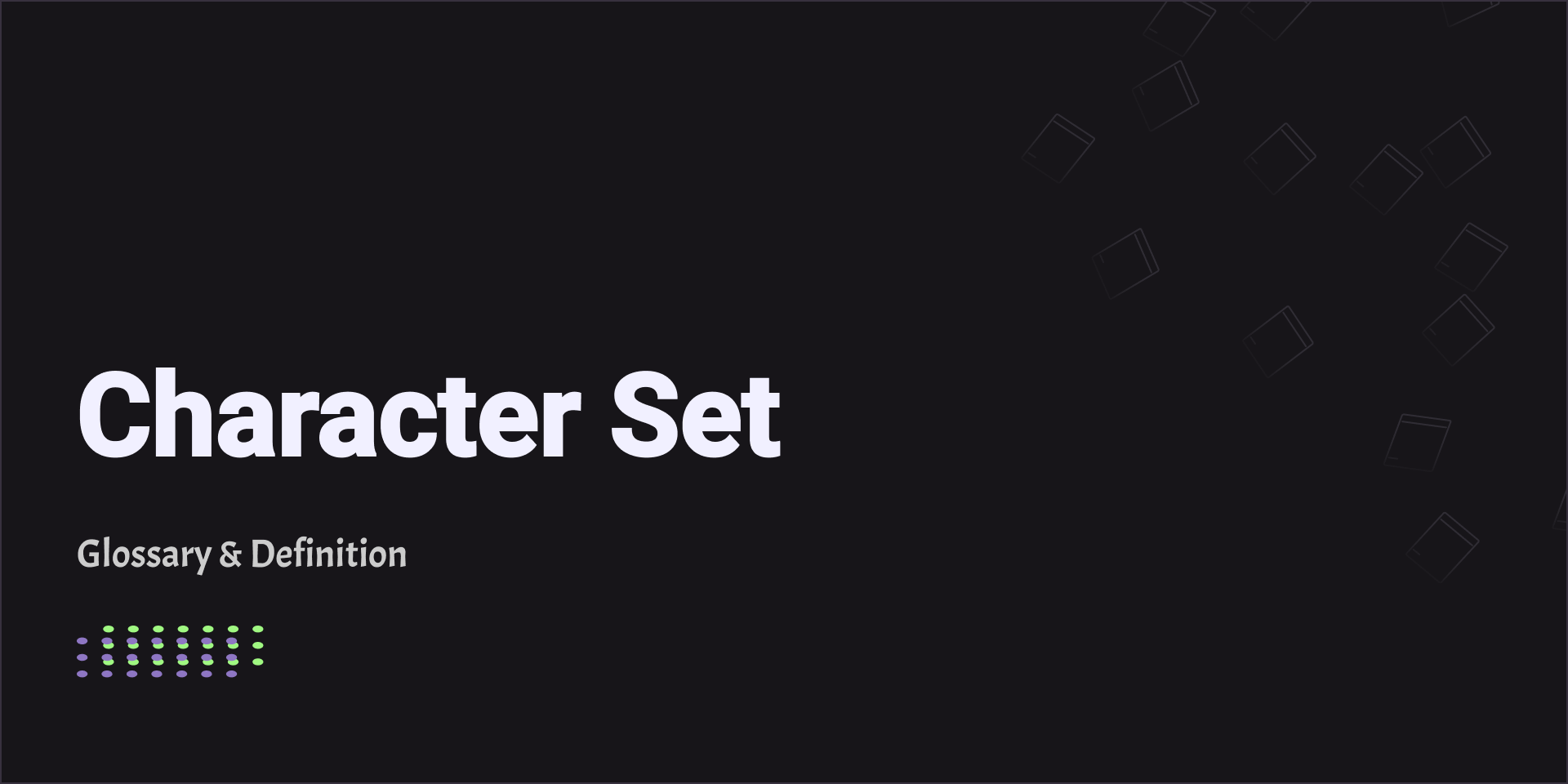 Character Set