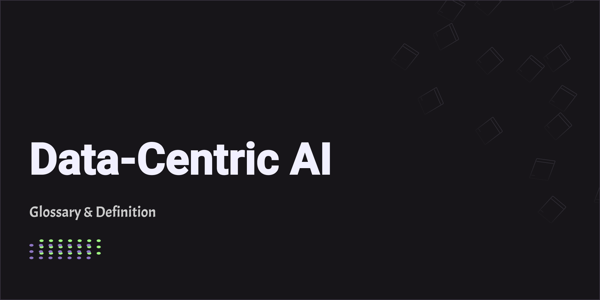 Data-Centric AI