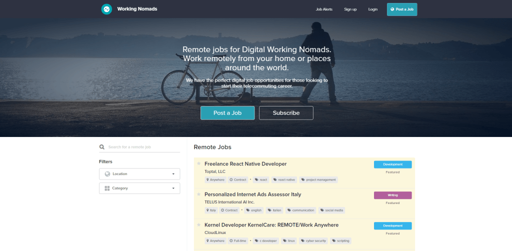 Working Nomads Review: The Ultimate Remote Job Board for Developers