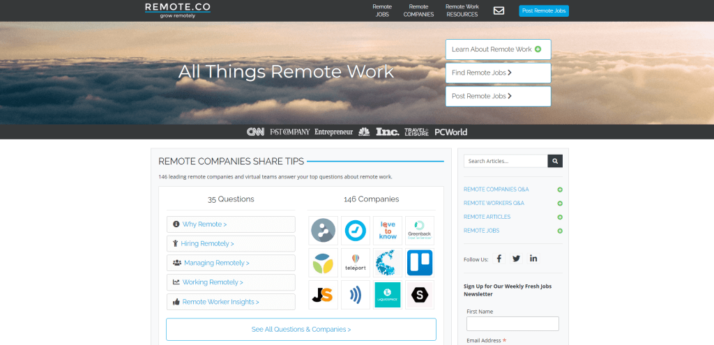 Remote.co: One of the Best Remote Job Boards for Developers