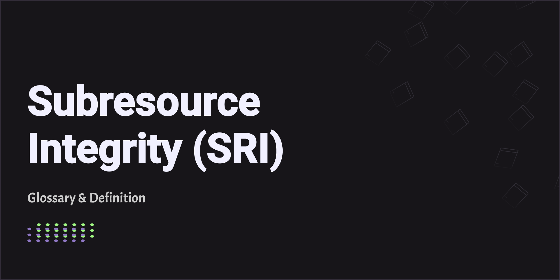 Subresource Integrity (SRI)