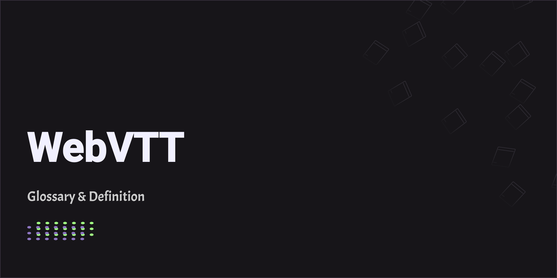 WebVTT