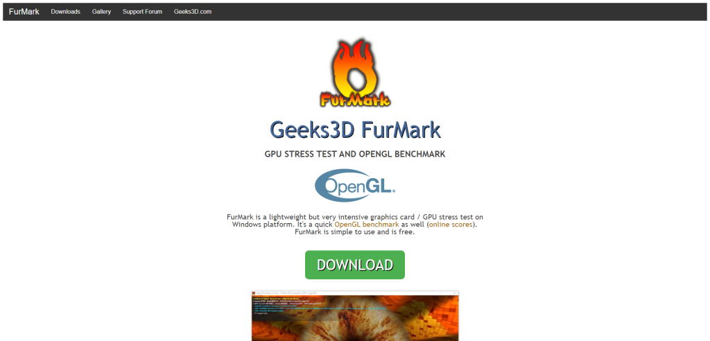 free Geeks3D FurMark 1.37