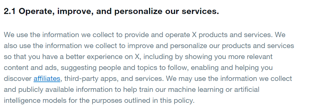 Operate, improve, and personalize our services.