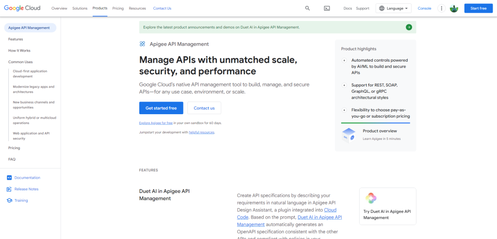 Apigee API Management
