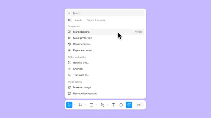 Make Designs, Figma AI